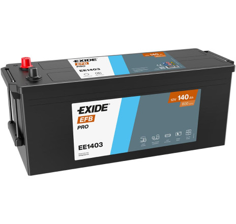 Acumulator EXIDE EFB PRO 140Ah 800A 12V Borne Inverse – EE1403 Acumulator EXIDE EFB PRO 140Ah 800A 12V Borne Inverse – EE1403