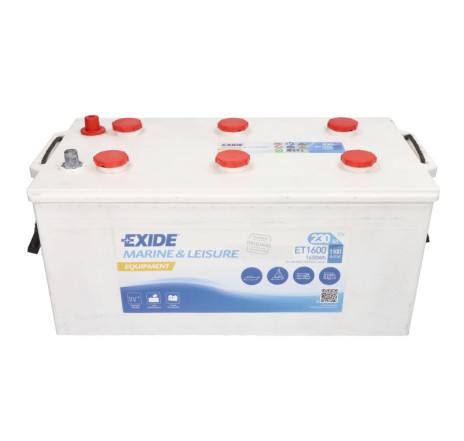Acumulator EXIDE Marine & Leisure Equipment 230Ah 1100A 12V Borne Inverse – ET1600 Acumulator EXIDE Marine & Leisure Equipment 230Ah 1100A 12V Borne Inverse – ET1600