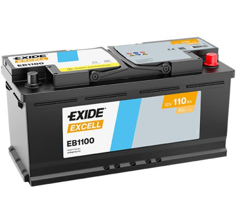 Acumulator EXIDE Excell 110Ah 850A 12V – EB1100 Acumulator EXIDE Excell 110Ah 850A 12V – EB1100