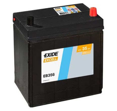 Acumulator EXIDE Excell Asia 35Ah 240A 12V – EB356 Acumulator EXIDE Excell Asia 35Ah 240A 12V – EB356