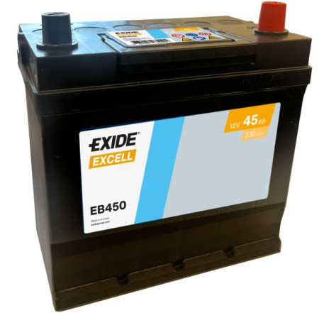 Acumulator EXIDE Excell Asia 45Ah 330A 12V – EB450 Acumulator EXIDE Excell Asia 45Ah 330A 12V – EB450
