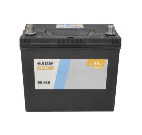 Acumulator EXIDE Excell Asia 45Ah 330A 12V Borne Inverse – EB455 Acumulator EXIDE Excell Asia 45Ah 330A 12V Borne Inverse – EB455