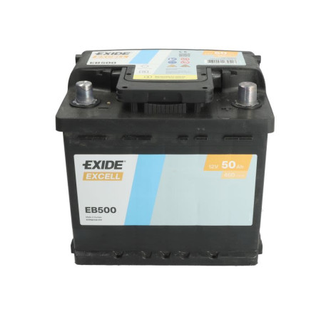 Acumulator EXIDE Excell 50Ah 450A 12V – EB500 Acumulator EXIDE Excell 50Ah 450A 12V – EB500