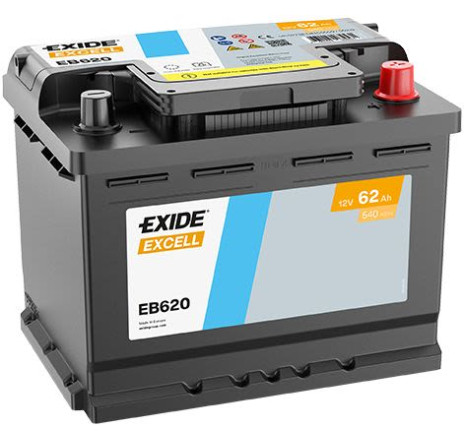 Acumulator EXIDE Excell 62Ah 540A 12V – EB620 Acumulator EXIDE Excell 62Ah 540A 12V – EB620