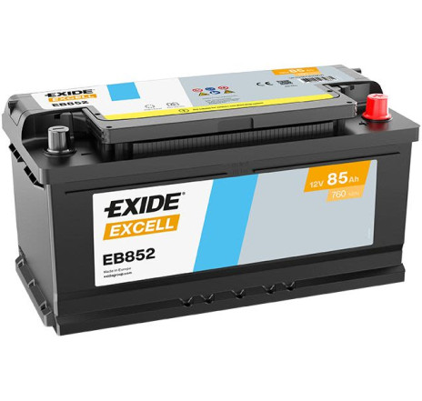 Acumulator EXIDE Excell 85Ah 760A 12V – EB852 Acumulator EXIDE Excell 85Ah 760A 12V – EB852
