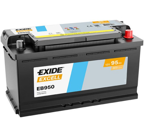 Acumulator EXIDE Excell 95Ah 800A 12V – EB950 Acumulator EXIDE Excell 95Ah 800A 12V – EB950