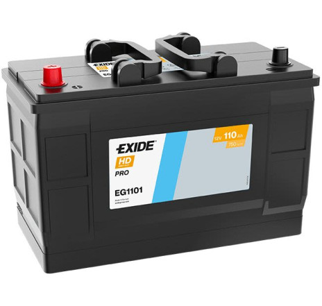 Acumulator EXIDE HD PRO 110Ah 750A 12V Borne Inverse – EG1101 Acumulator EXIDE HD PRO 110Ah 750A 12V Borne Inverse – EG1101