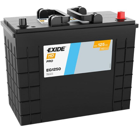 Acumulator EXIDE HD PRO 125Ah 760A 12V – EG1250 Acumulator EXIDE HD PRO 125Ah 760A 12V – EG1250