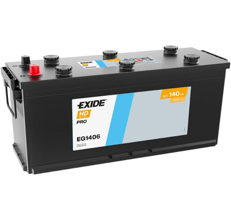 Acumulator EXIDE HD PRO 140Ah 800A 12V Borne Normale – EG1406 Acumulator EXIDE HD PRO 140Ah 800A 12V Borne Normale – EG1406