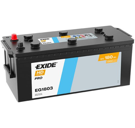Acumulator EXIDE HD PRO 180Ah 1000A 12V Borne Inverse – EG1803 Acumulator EXIDE HD PRO 180Ah 1000A 12V Borne Inverse – EG1803