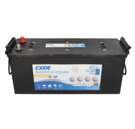Acumulator EXIDE Marine & Leisure Equipment GEL 120Ah 1350Wh 12V Borne Inverse – ES1350 Acumulator EXIDE Marine & Leisure Equipment GEL 120Ah 1350Wh 12V Borne Inverse – ES1350