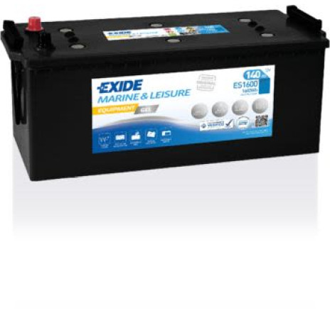 Acumulator EXIDE Marine & Leisure Equipment GEL 140Ah 1600Wh 12V Borne Inverse – ES1600 Acumulator EXIDE Marine & Leisure Equipment GEL 140Ah 1600Wh 12V Borne Inverse – ES1600