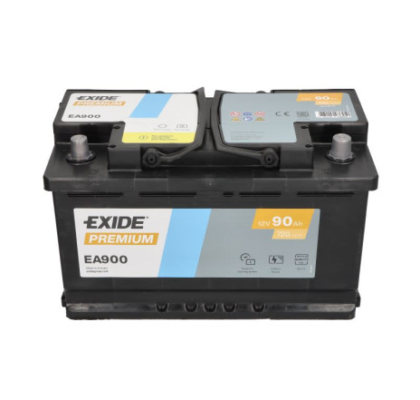 Acumulator EXIDE Premium 90Ah 720A 12V – EA900 Acumulator EXIDE Premium 90Ah 720A 12V – EA900