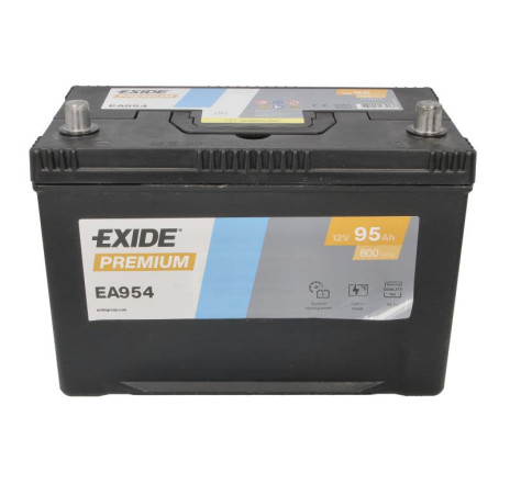 Acumulator EXIDE Premium Asia 95Ah 800A 12V – EA954 Acumulator EXIDE Premium Asia 95Ah 800A 12V – EA954