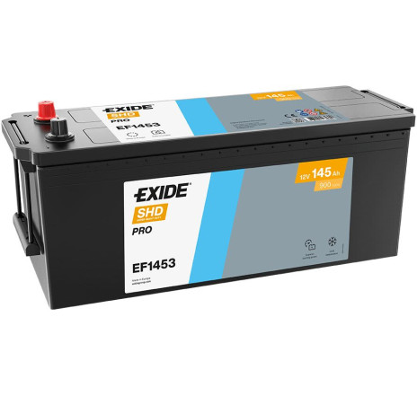 Acumulator EXIDE SHD PRO 145Ah 900A 12V Borne Inverse – EF1453 Acumulator EXIDE SHD PRO 145Ah 900A 12V Borne Inverse – EF1453