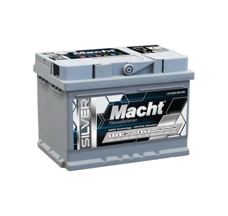Acumulator MACHT Silver Power 60Ah 600A 12V – 19542 Acumulator MACHT Silver Power 60Ah 600A 12V – 19542