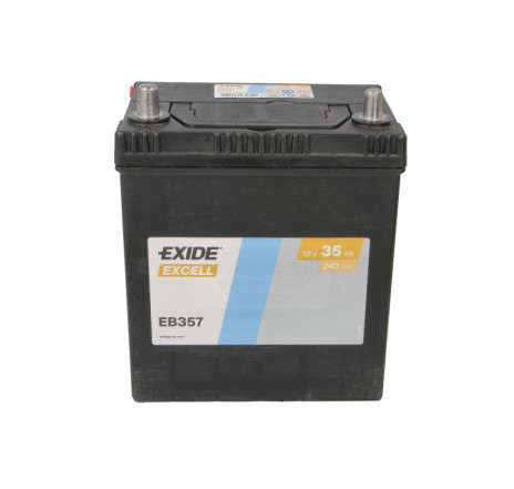 Acumulator EXIDE Excell Asia 35Ah 240A 12V Borne Inverse – EB357 Acumulator EXIDE Excell Asia 35Ah 240A 12V Borne Inverse – EB357