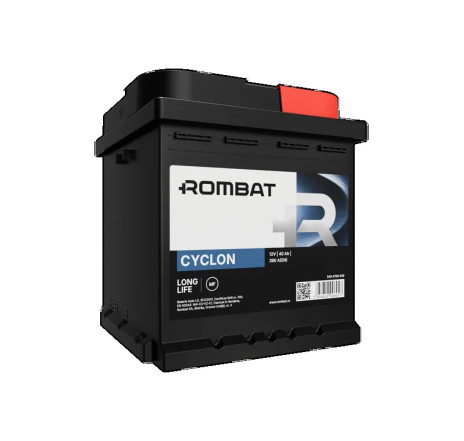 Acumulator ROMBAT Cyclon 40Ah 390A 12V – 5404700039 Acumulator ROMBAT Cyclon 40Ah 390A 12V – 5404700039