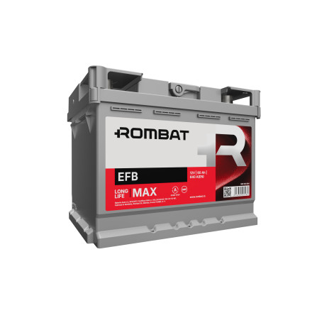Acumulator ROMBAT EFB 60Ah 640A 12V – 5601120064 Acumulator ROMBAT EFB 60Ah 640A 12V – 5601120064