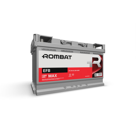 Acumulator ROMBAT EFB 80Ah 800A 12V – 5801140080 Acumulator ROMBAT EFB 80Ah 800A 12V – 5801140080