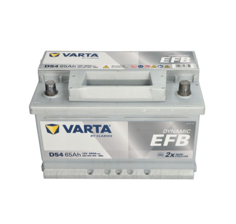 Acumulator VARTA Dynamic EFB D54 65Ah 650A 12V – 565500065K262 Acumulator VARTA Dynamic EFB D54 65Ah 650A 12V – 565500065K262