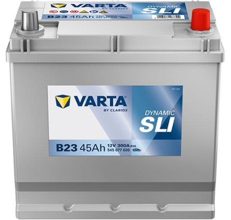 Acumulator VARTA Dynamic SLI Asia B23 45Ah 300A 12V – 545077030K262 Acumulator VARTA Dynamic SLI Asia B23 45Ah 300A 12V – 545077030K262