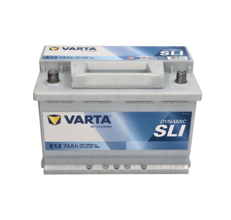 Acumulator VARTA Dynamic SLI E12 74Ah 680A 12V Borne Inverse – 574013068K262 Acumulator VARTA Dynamic SLI E12 74Ah 680A 12V Borne Inverse – 574013068K262