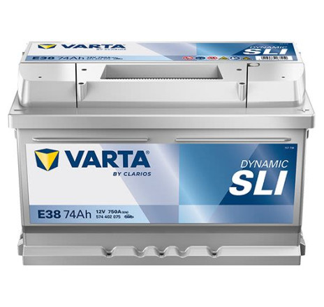 Acumulator VARTA Dynamic SLI E38 74Ah 750A 12V – 574402075K262 Acumulator VARTA Dynamic SLI E38 74Ah 750A 12V – 574402075K262
