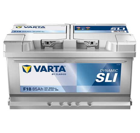 Acumulator VARTA Dynamic SLI F18 85Ah 800A 12V – 585200080K262 Acumulator VARTA Dynamic SLI F18 85Ah 800A 12V – 585200080K262