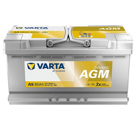 Acumulator VARTA Dynamic AGM A5 95Ah 850A 12V – 595901085K262 Acumulator VARTA Dynamic AGM A5 95Ah 850A 12V – 595901085K262