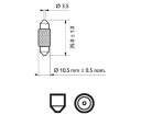 BEC SEMNALIZARE PY21W 12V SET 10 buc PHILIPS