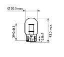 BEC FAR H1 55W 12V VISION (blister) PHILIPS
