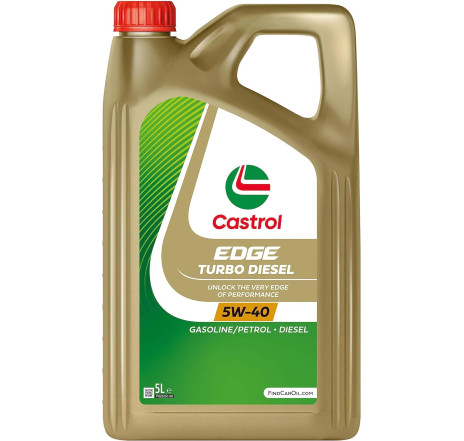 Ulei motor CASTROL EDGE TURBO DIESEL 5W40 5L