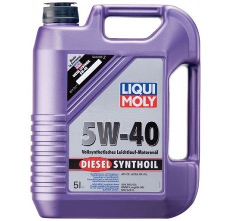 Ulei motor Liqui Moly Diesel Synthoil 5W40 (1341) 5L