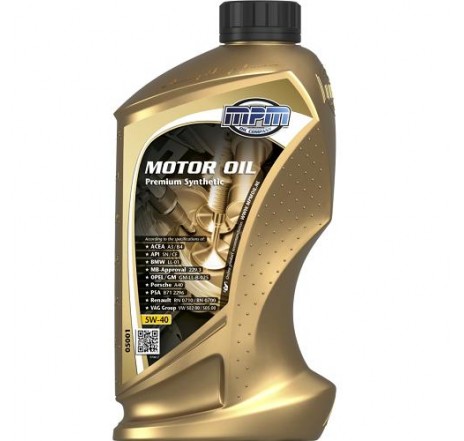 Ulei motor MPM OIL PREMIUM SYNTHETIC 5W40 1L