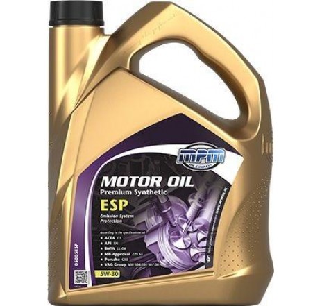 Ulei motor MPM OIL PREMIUM SYNTHETIC ESP-X 5W30 5L
