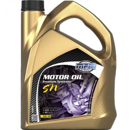 Ulei motor MPM OIL PREMIUM SYNTHETIC SN 5W50 5L