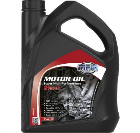Ulei motor MPM OIL SUPER HIGH PERFORMANCE DIESEL 15W40 5L