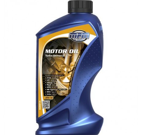 Ulei motor MPM OIL TURBO UNIVERSAL 20W50 1L