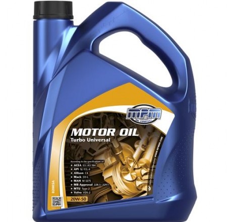 Ulei motor MPM OIL TURBO UNIVERSAL 20W50 5L