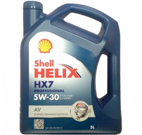 Ulei motor SHELL HELIX HX7 PROFESSIONAL AV 5W30 5L