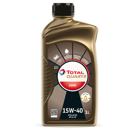 Ulei motor TOTAL QUARTZ 5000 15W40 1L