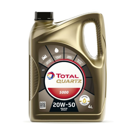 Ulei motor TOTAL QUARTZ 5000 20W50 4L Ulei motor TOTAL QUARTZ 5000 20W50 4L