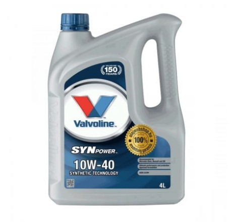 Ulei motor VALVOLINE SYNPOWER 10W40 4L Ulei motor VALVOLINE SYNPOWER 10W40 4L