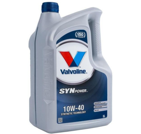 Ulei motor VALVOLINE SYNPOWER 10W40 5L Ulei motor VALVOLINE SYNPOWER 10W40 5L