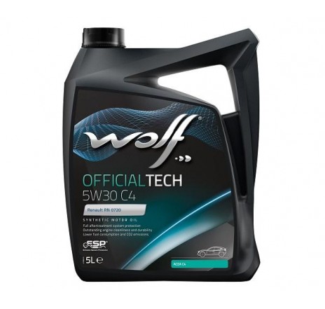 Ulei motor WOLF OFFICIALTECH C4 5W30 5L