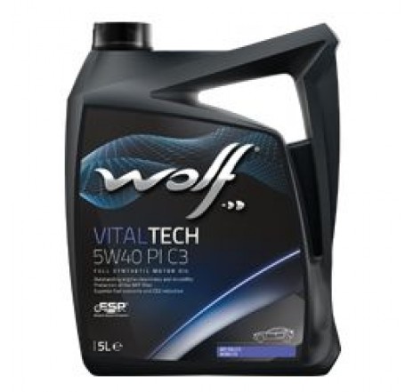 Ulei motor WOLF VITALTECH PI 5W40 5L