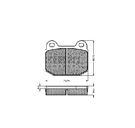 Set placute frana,frana disc SPIDAN 32773 Set placute frana,frana disc SPIDAN 32773