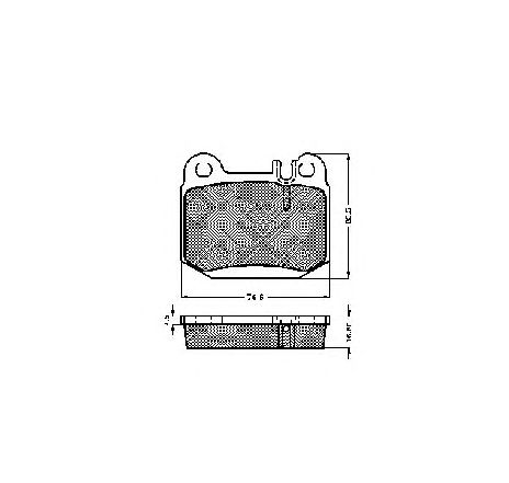 Set placute frana,frana disc SPIDAN 32882 Set placute frana,frana disc SPIDAN 32882