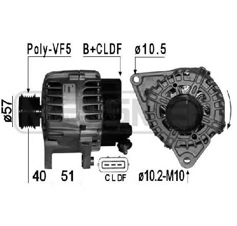 Generator / Alternator ERA 209026</br>Piesa auto pentru Generator /Alternator / Elemente Generator / Alternator ERA 209026</br>Piesa auto pentru Generator /Alternator / Elemente